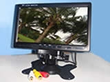 7 inch LCD monitor security debugging camera 1 audio video 1 road wide voltagev