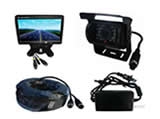 7 inch car monitor The bus camera Forklift truck harvester for 2 way air monitoring suit